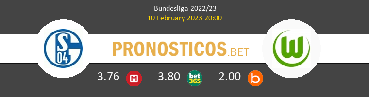 Schalke 04 vs Wolfsburg Pronostico (10 Feb 2023) 1