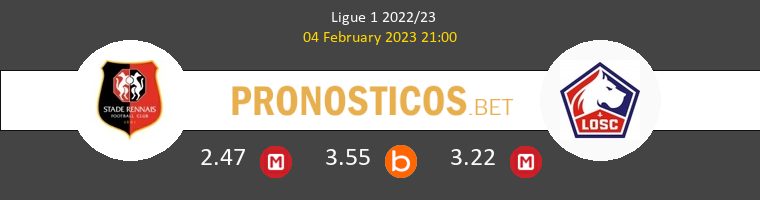 Stade Rennais vs Lille Pronostico (4 Feb 2023) 1