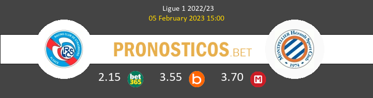Strasbourg vs Montpellier Pronostico (5 Feb 2023) 1