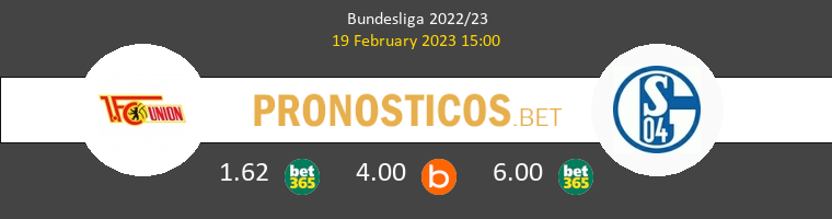 Union Berlin vs Schalke 04 Pronostico (19 Feb 2023) 1