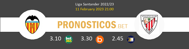 Valencia vs Athletic Pronostico (11 Feb 2023) 1