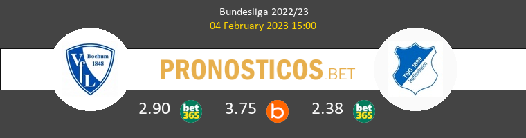 VfL Bochum vs Hoffenheim Pronostico (4 Feb 2023) 1