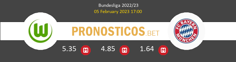 Wolfsburgo vs Bayern Pronostico (5 Feb 2023) 1