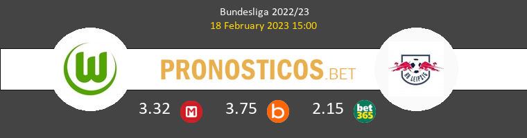 Wolfsburgo vs Red Bull Leipzig Pronostico (18 Feb 2023) 1
