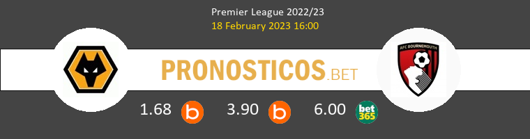 Wolverhampton vs AFC Bournemouth Pronostico (18 Feb 2023) 1