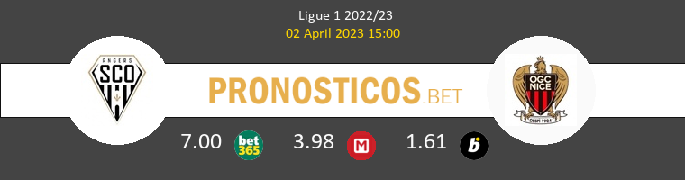 Angers SCO vs Niza Pronostico (2 Abr 2023) 1