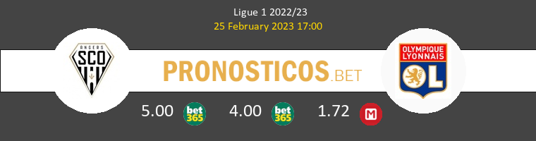 Angers SCO vs Olympique de Lyon Pronostico (25 Feb 2023) 1