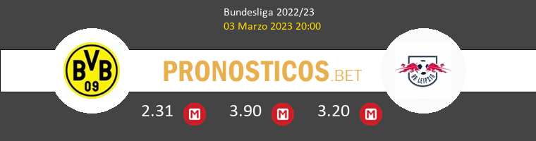 Borussia Dortmund vs Red Bull Leipzig Pronostico (3 Mar 2023) 1