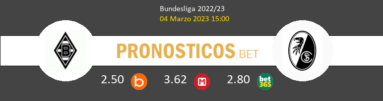 B. Mönchengladbach vs SC Freiburg Pronostico (4 Mar 2023) 1