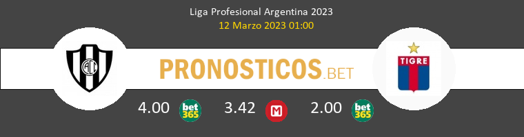 Central Córdoba SdE vs Tigre Pronostico (12 Mar 2023) 1