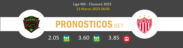 FC Juárez vs Necaxa Pronostico (13 Mar 2023) 1