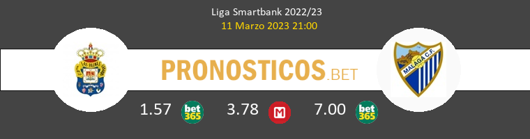 Las Palmas vs Málaga Pronostico (11 Mar 2023) 1