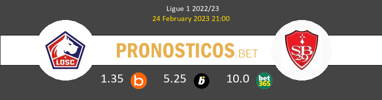 Lille vs Stade Brestois Pronostico (24 Feb 2023) 1
