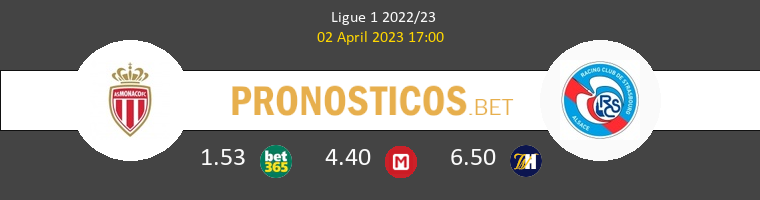 Monaco vs Strasbourg Pronostico (2 Abr 2023) 1