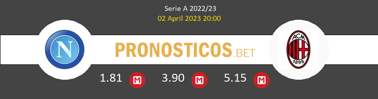 Napoles vs AC Milan Pronostico (2 Abr 2023) 1