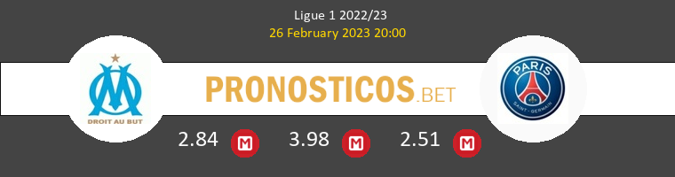 Marsella vs Paris Saint Germain Pronostico (26 Feb 2023) 1