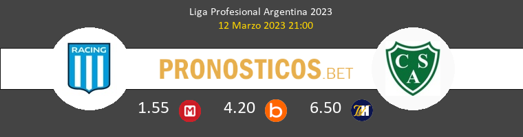 Racing Club vs Sarmiento Pronostico (12 Mar 2023) 1