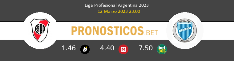 River Plate vs Godoy Cruz Pronostico (12 Mar 2023) 1