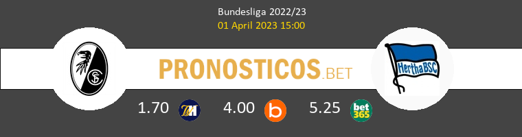 SC Freiburg vs Hertha Berlin Pronostico (1 Abr 2023) 1