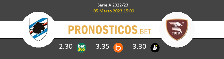Sampdoria vs Salernitana Pronostico (5 Mar 2023) 1
