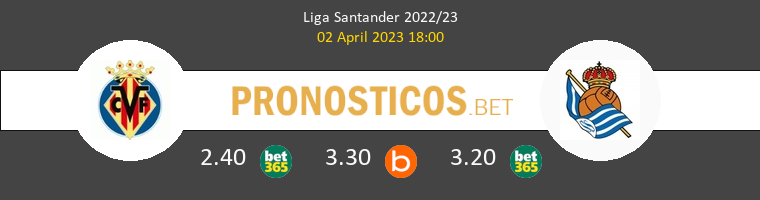 Villarreal vs Real Sociedad Pronostico (2 Abr 2023) 1