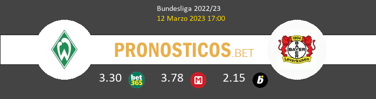Werder Bremen vs Leverkusen Pronostico (12 Mar 2023) 1
