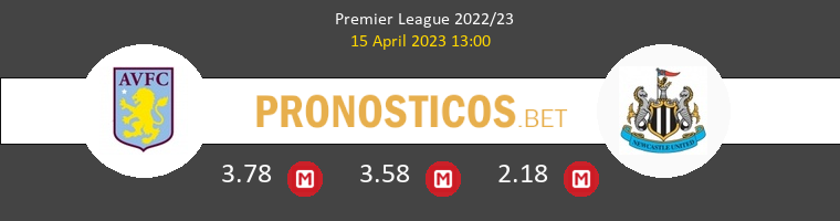 Aston Villa vs Newcastle Pronostico (15 Abr 2023) 1