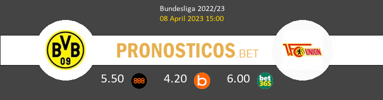 Borussia vs Union Berlin Pronostico (8 Abr 2023) 1
