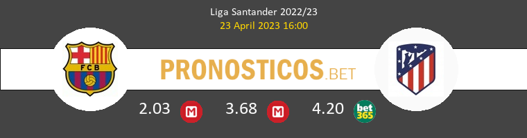 Barcelona vs Atlético de Madrid Pronostico (23 Abr 2023) 1