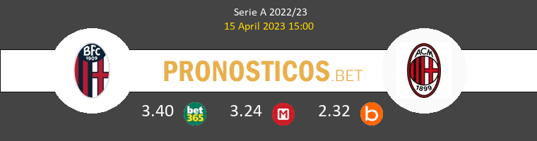 Bologna vs AC Milan Pronostico (15 Abr 2023) 1