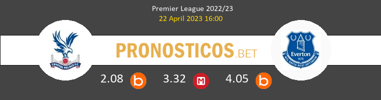 Crystal Palace vs Everton Pronostico (22 Abr 2023) 1