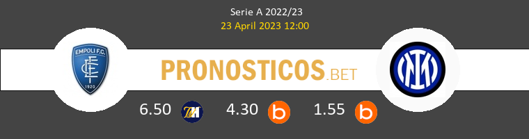 Empoli vs Inter Pronostico (23 Abr 2023) 1