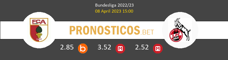 FC Augsburg vs Koln Pronostico (8 Abr 2023) 1
