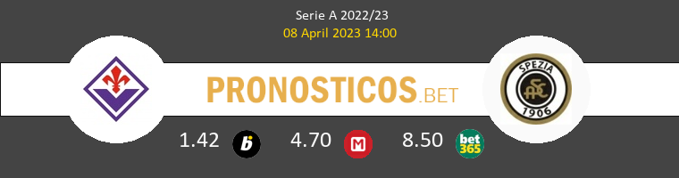 Fiorentina vs Spezia Pronostico (8 Abr 2023) 1