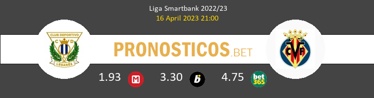 Leganés vs Villarreal B Pronostico (16 Abr 2023) 1