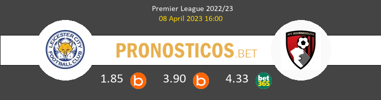 Leicester vs Bournemouth Pronostico (8 Abr 2023) 1