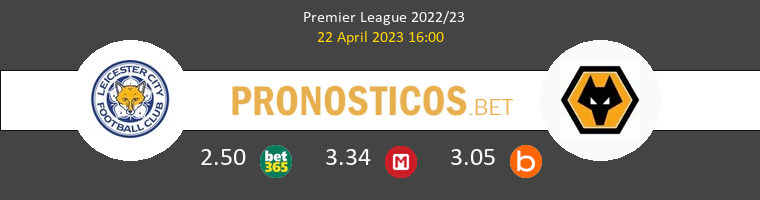 Leicester vs Wolverhampton Pronostico (22 Abr 2023) 1
