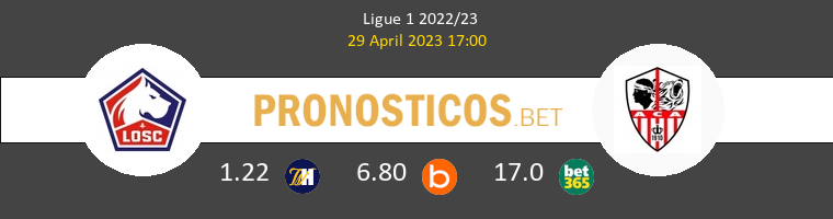 Lille vs Ajaccio Pronostico (29 Abr 2023) 1