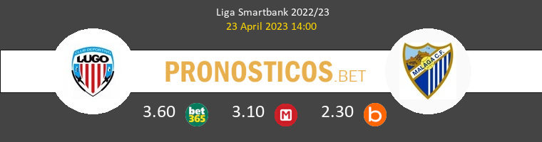 Lugo vs Málaga Pronostico (23 Abr 2023) 1