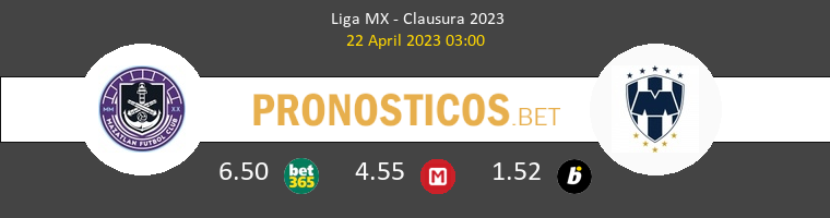 Mazatlán vs Monterrey Pronostico (22 Abr 2023) 1
