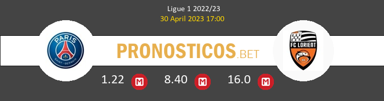 PSG vs Lorient Pronostico (30 Abr 2023) 1