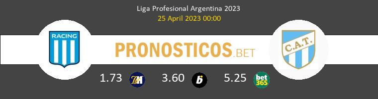 Racing Club vs Atl.Tucumán Pronostico (25 Abr 2023) 1