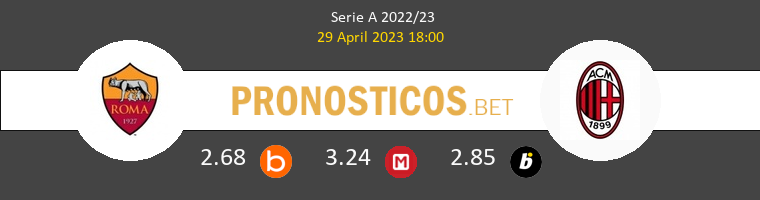 Roma vs AC Milan Pronostico (29 Abr 2023) 1