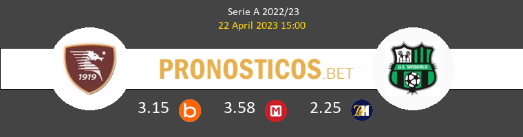 Salernitana vs Sassuolo Pronostico (22 Abr 2023) 1