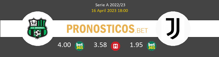 Sassuolo vs Juventus Pronostico (16 Abr 2023) 1
