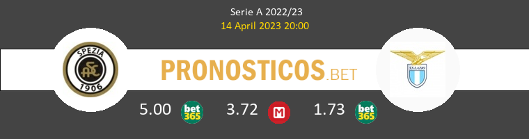 Spezia vs Lazio Pronostico (14 Abr 2023) 1