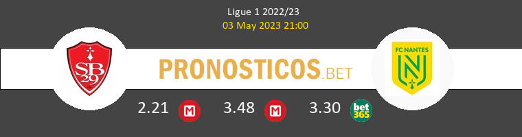 Stade Brestois vs Nantes Pronostico (3 May 2023) 1