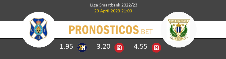 Tenerife vs Leganés Pronostico (29 Abr 2023) 1