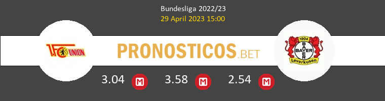 Union Berlin vs Bayer Leverkusen Pronostico (29 Abr 2023) 1