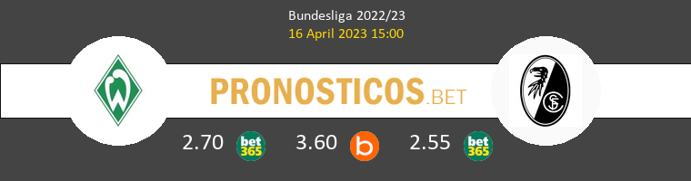 Werder Bremen vs SC Freiburg Pronostico (16 Abr 2023) 1